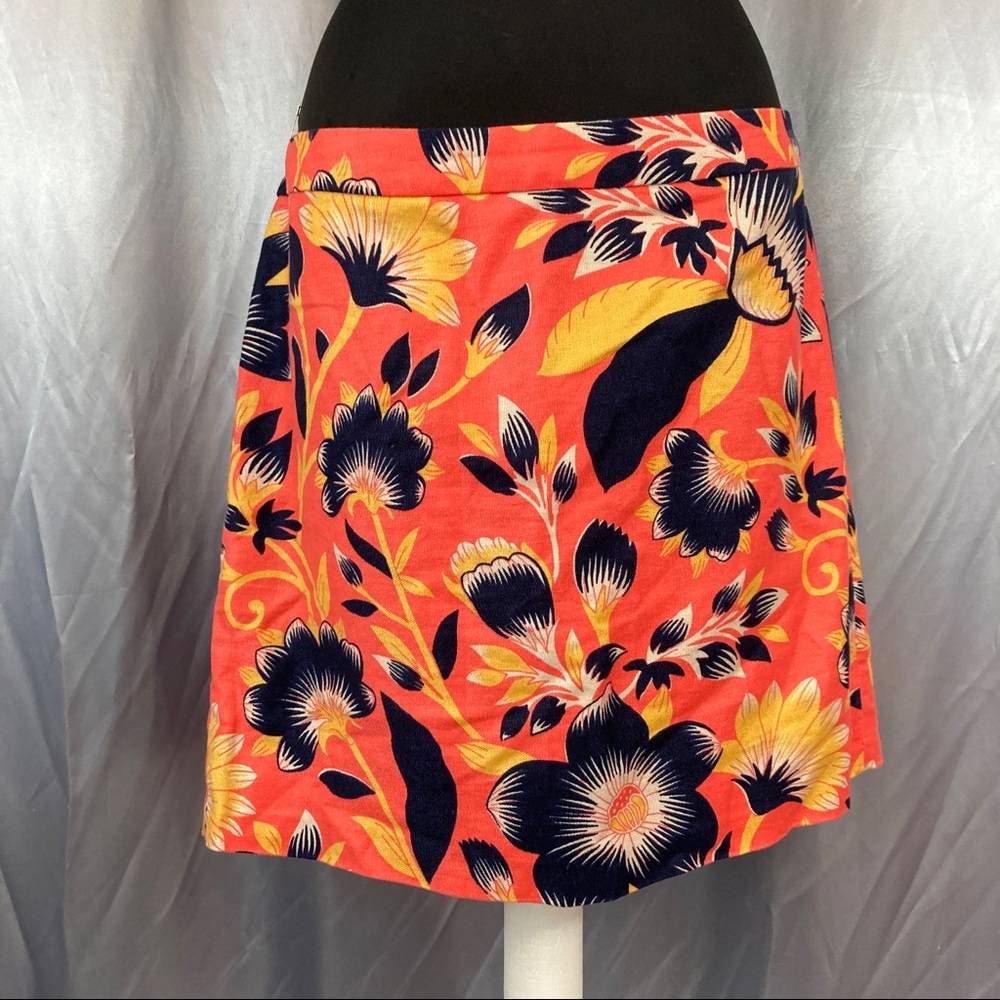 J. Crew women’s linen floral mini skirt